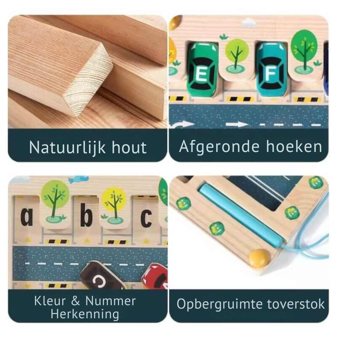 Ecotoys | Rozwijanie umiejętności motorycznych - Alfabet parkingowy labirynt