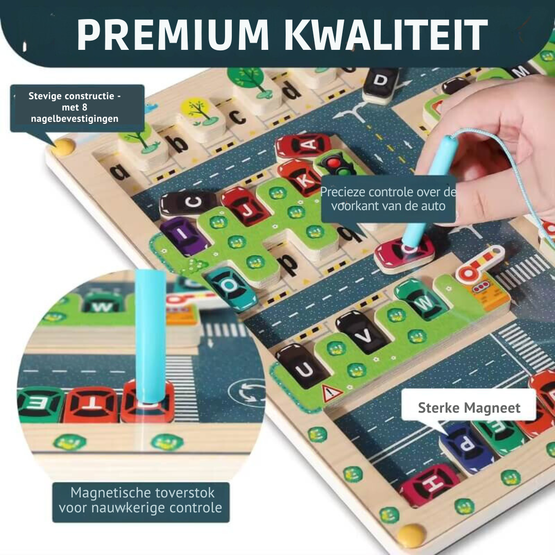 Ecotoys | Rozwijanie umiejętności motorycznych - Alfabet parkingowy labirynt
