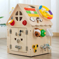 Thumbnail for EcoToys Montessori Domek do zabawy | Stymuluje kreatywną zabawę i rozwój - Ucz się i odkrywaj z radością