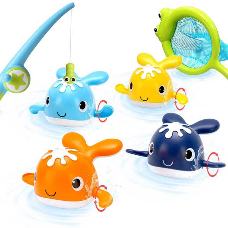 AquaCatch | Diversión de juego salpicante - Juego de pesca magnético para baño y piscina