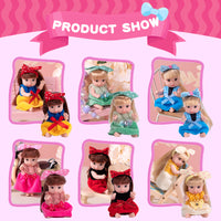 Thumbnail for DollyDreams | Magical play fun - Set of cute dolls with colorful dresses