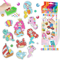 Thumbnail for Pegatinas ShinyGem | Diversión mágica de manualidades - Pintura de diamantes 5D para niños