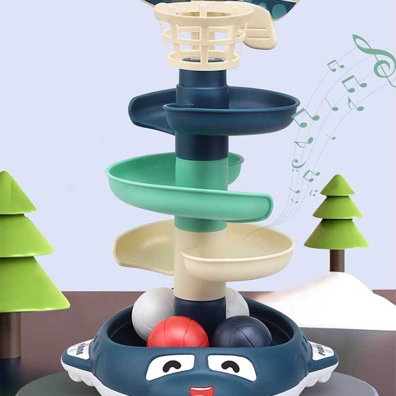 SpinStack | Spinning play fun - Educational stacking tower with moving balls