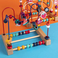 Thumbnail for Perlenlabyrinth | Lernen und Spielen im Gleichgewicht - Montessori Holzperlen-Spirale für Kinder