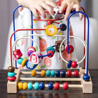 Thumbnail for Perlenlabyrinth | Lernen und Spielen im Gleichgewicht - Montessori Holzperlen-Spirale für Kinder