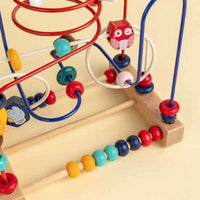 Thumbnail for Perlenlabyrinth | Lernen und Spielen im Gleichgewicht - Montessori Holzperlen-Spirale für Kinder
