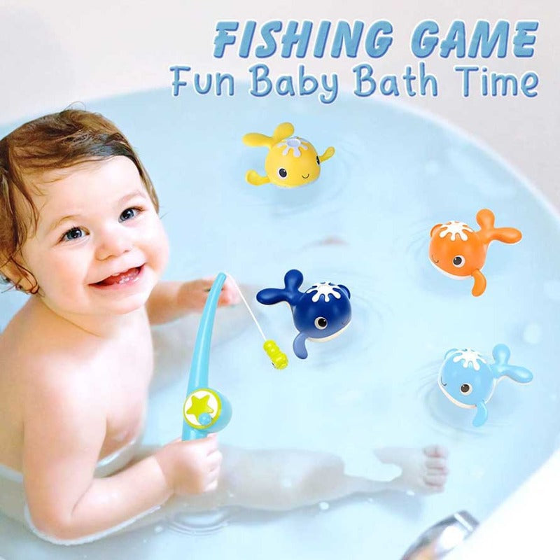 AquaCatch | Diversión de juego salpicante - Juego de pesca magnético para baño y piscina