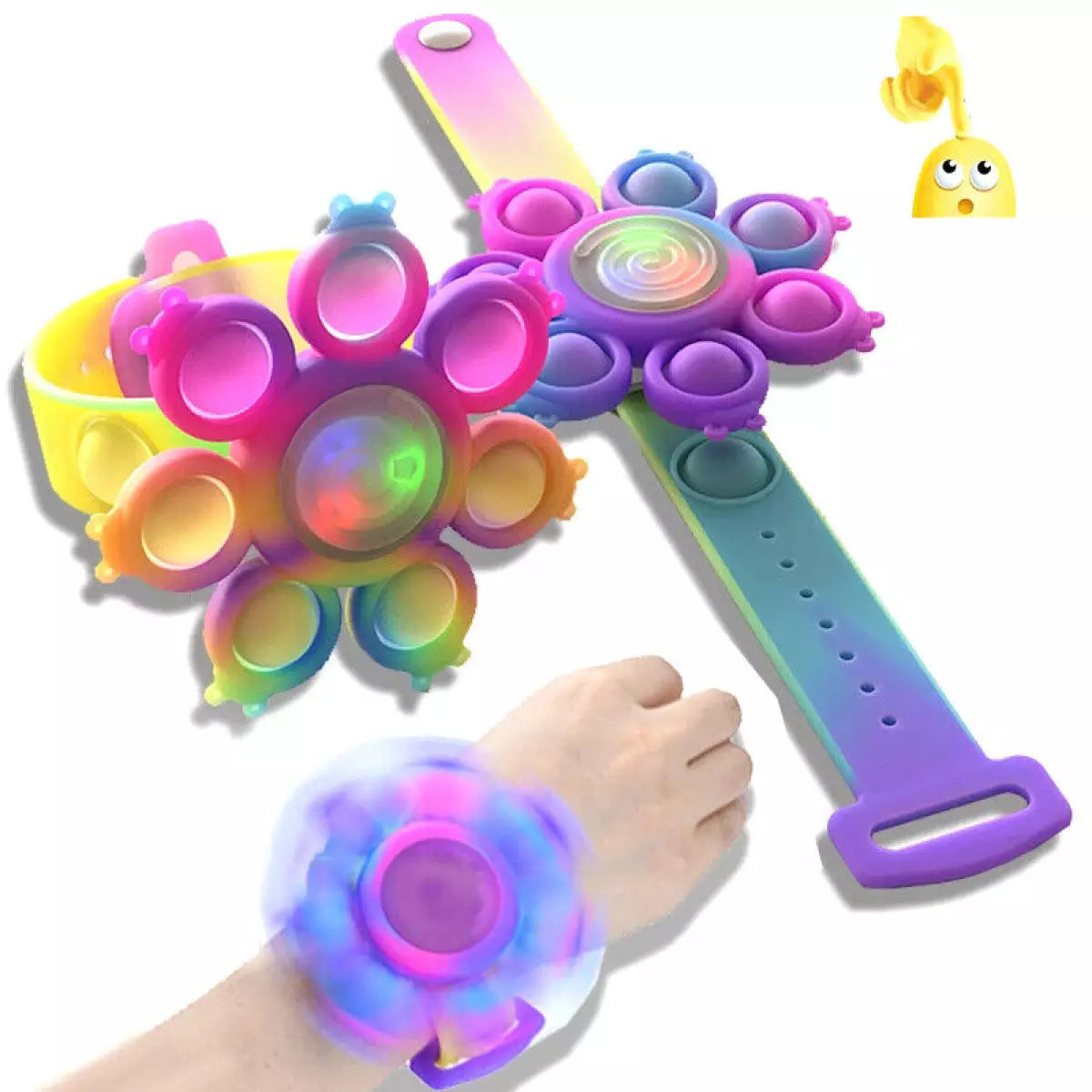 BubbleBand | Drücken, Pop & Entspannen - Poppende Fidget-Armbänder