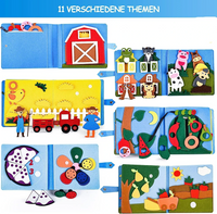 Thumbnail for FarmFables | Stimuleer Jonge Geesten - Educatief Viltboek voor Peuters