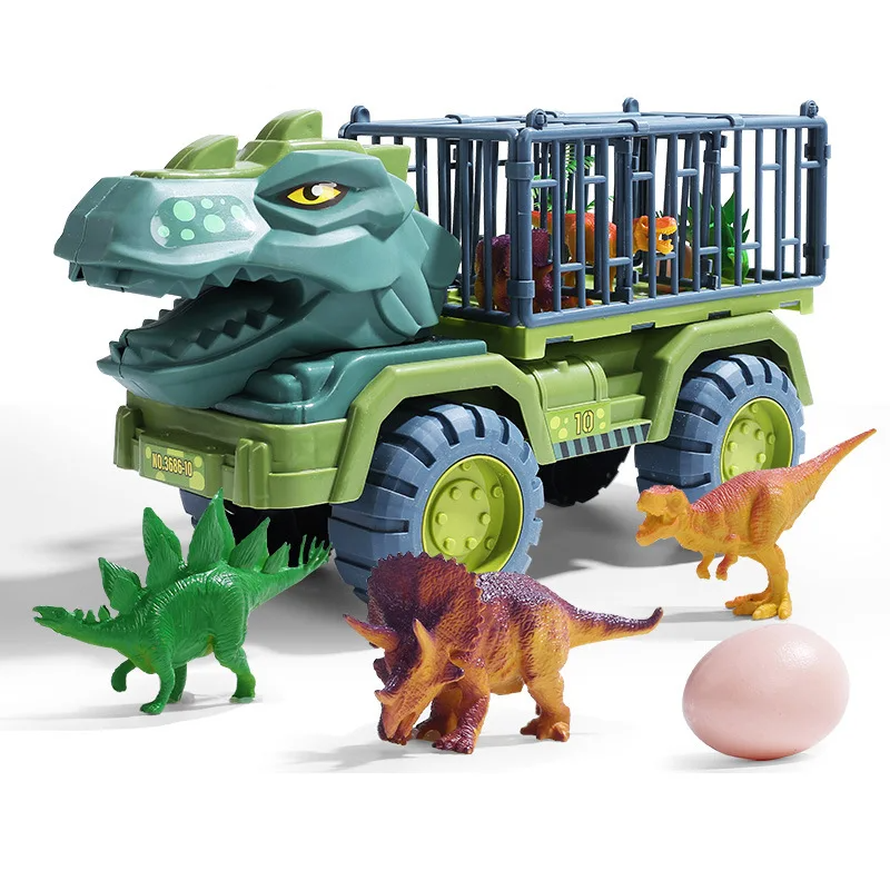 Jurassic Truck Adventure | Laat Je Kind Fantaseren – Realistisch Dino Speelgoed Realistisch dinosaurusavontuur in een stoere truck