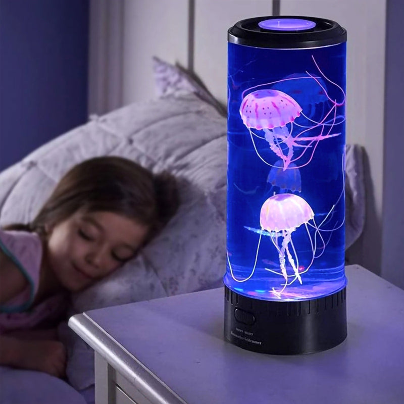 Luminous Jellyfish Lamp | Mood-boosting LED Jellyfish Decoration - Relax and unwind with a glowing jellyfish lamp