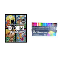 Thumbnail for Libro para colorear | Diversión creativa - Libro para colorear educativo con reconocimiento de números