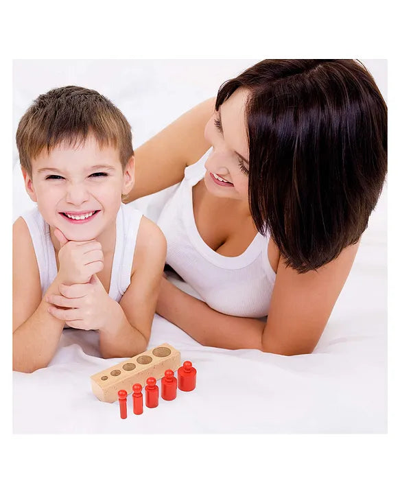 Ecotoys SensoryBlocks | Ontwikkel tastzin en coördinatie - Montessori houten puzzelset