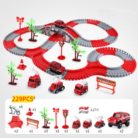 Thumbnail for Toystar™ Flexible RaceTrack - Flexibele Railspoor Speelgoedset Racebaan