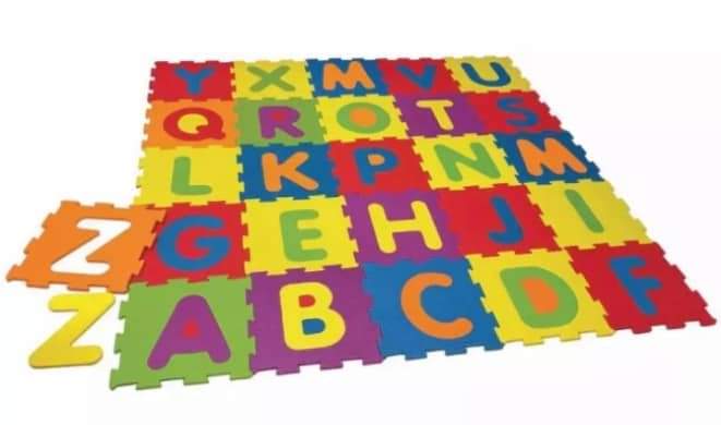 Tapis en mousse d'apprentissage ABC | Tapis de jeu éducatif pour enfants - Apprendre les lettres anglaises