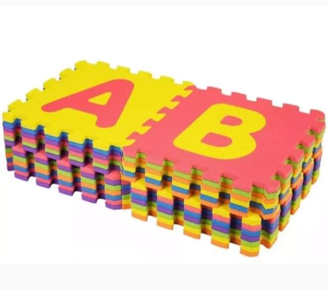 Tapis en mousse d'apprentissage ABC | Tapis de jeu éducatif pour enfants - Apprendre les lettres anglaises