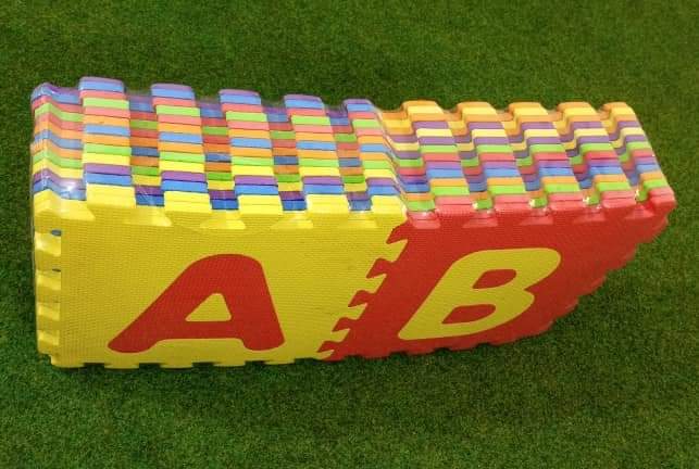 Tapis en mousse d'apprentissage ABC | Tapis de jeu éducatif pour enfants - Apprendre les lettres anglaises