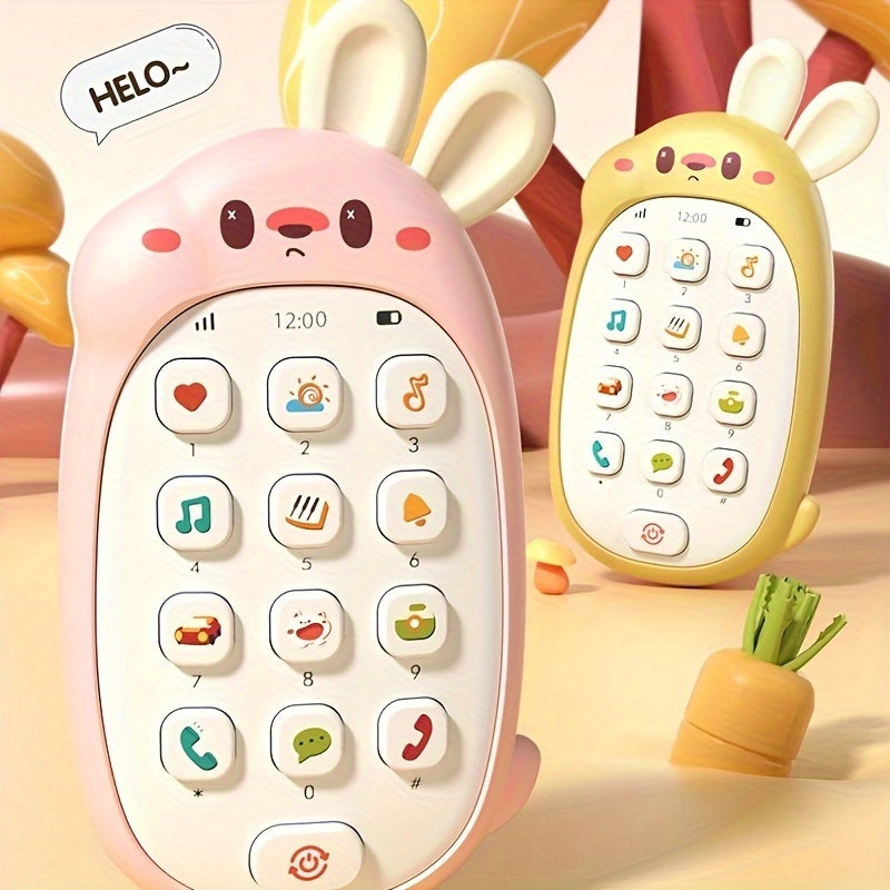 BabaPhone | Primer teléfono de descubrimiento - Monitor de bebé interactivo con música y mordedor