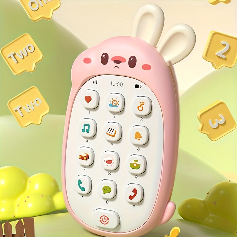 BabaPhone | Primer teléfono de descubrimiento - Monitor de bebé interactivo con música y mordedor