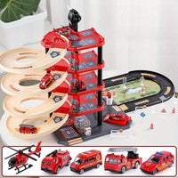 Thumbnail for BlazeCity | Spannende reddingsmissies - Brandweer en politie garage speelset met auto's