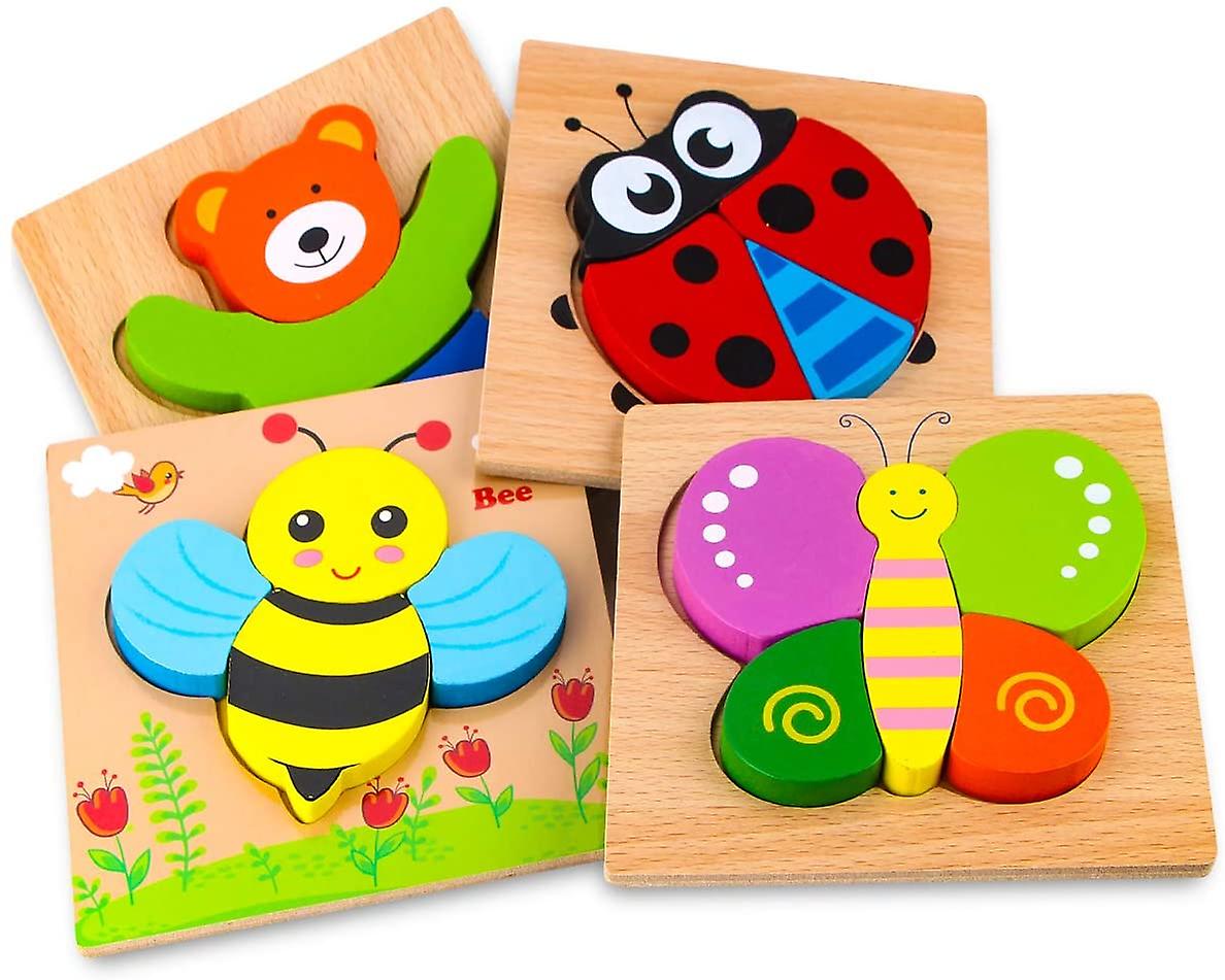 EcoToys Fun Animal Puzzle | Leerzaam en Creatief - 3D Puzzel voor Kinderen