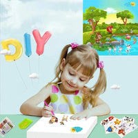 Thumbnail for Pegatinas ShinyGem | Diversión mágica de manualidades - Pintura de diamantes 5D para niños