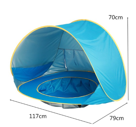 SunnyTent | Perfecte bescherming voor kinderen - Waterdichte Pop-Up Tent!