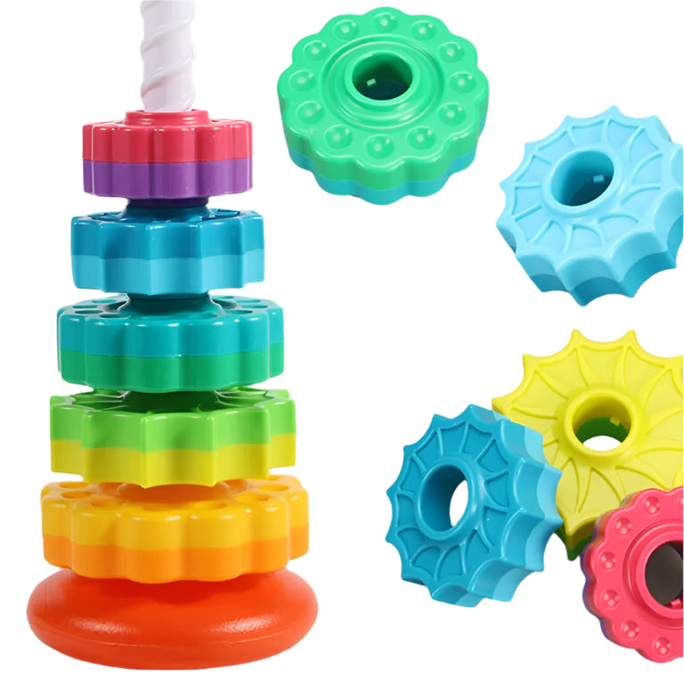 Farbturm | Entdecken durch Spielen - Stapelspielzeug für neugierige Kinder
