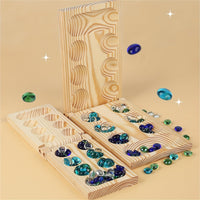 Thumbnail for EcoToys Mancala Spielset | Faltbares Holzbrettspiel mit Multicolor Perlen - Familienvergnügen für Kinder & Erwachsene