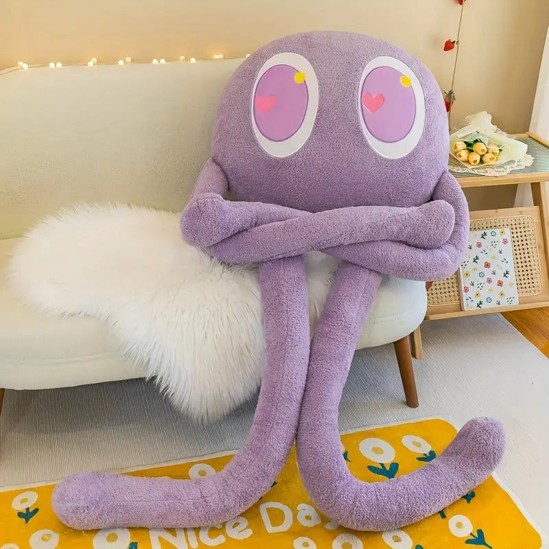 OctoCuddle | Voor warmte en vreugde - Langbenige octopus pluche knuffel