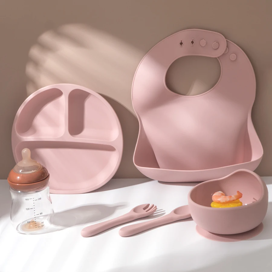 Feedo Silicone Set | Veilig Baby Voeden – 6-delige Set