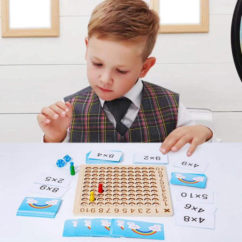 LearnPlay | Descubre y Crece - Juego de Cálculo Montessori de Madera para Niños