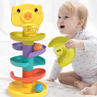 Thumbnail for SpinStack | Spinning play fun - Educational stacking tower with moving balls