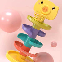 Thumbnail for SpinStack | Spinning play fun - Educational stacking tower with moving balls