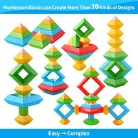Thumbnail for StackyPyramid | Bouw en ontdek - 3D piramide stapelblokken voor kinderen