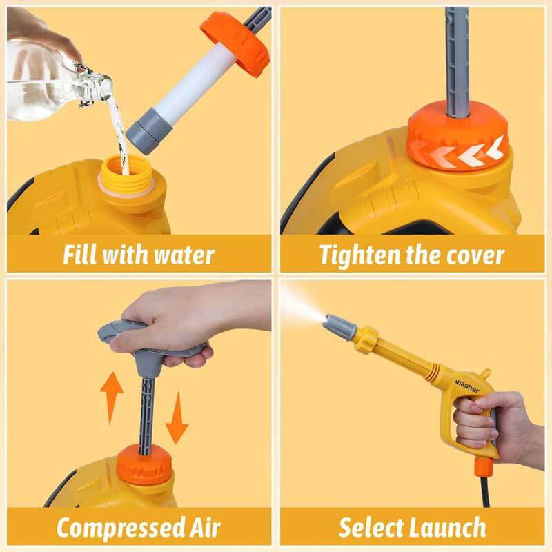 AutoSplash | Nettoyage ludique - Station de lavage auto adaptée aux enfants pour jeu de rôle