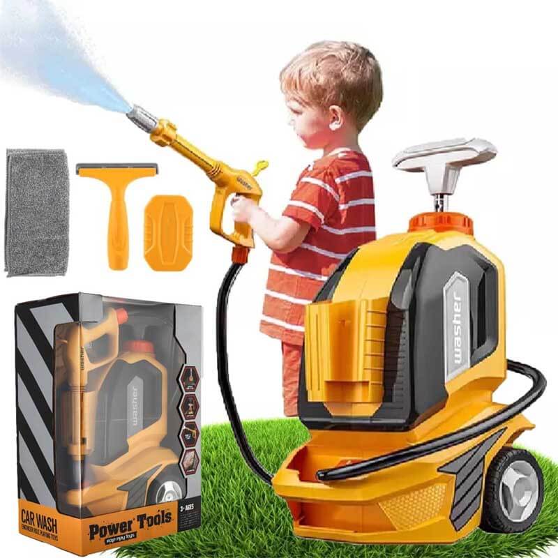 AutoSplash | Nettoyage ludique - Station de lavage auto adaptée aux enfants pour jeu de rôle