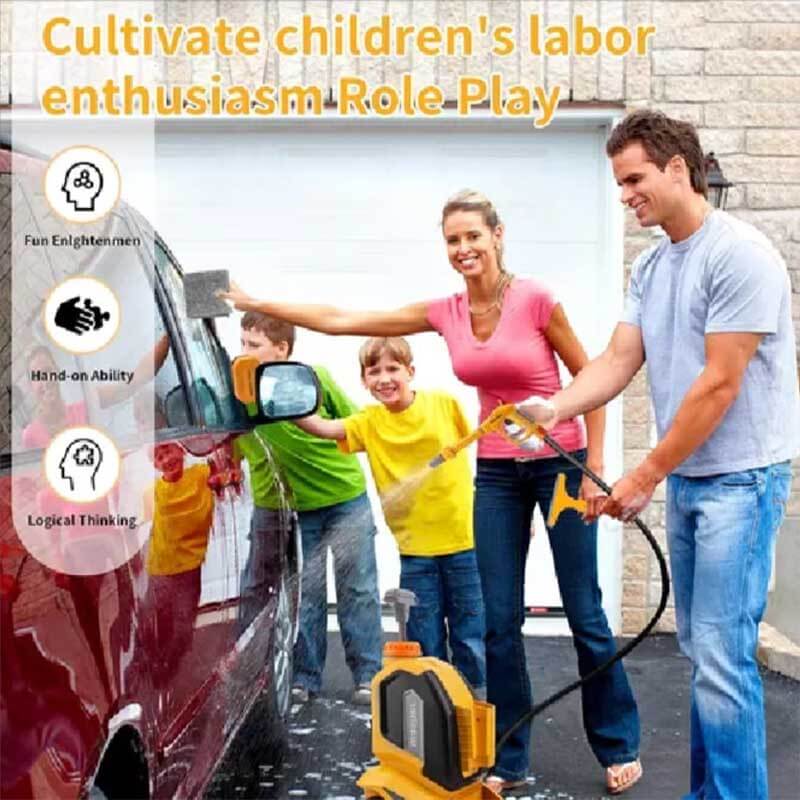 AutoSplash | Nettoyage ludique - Station de lavage auto adaptée aux enfants pour jeu de rôle