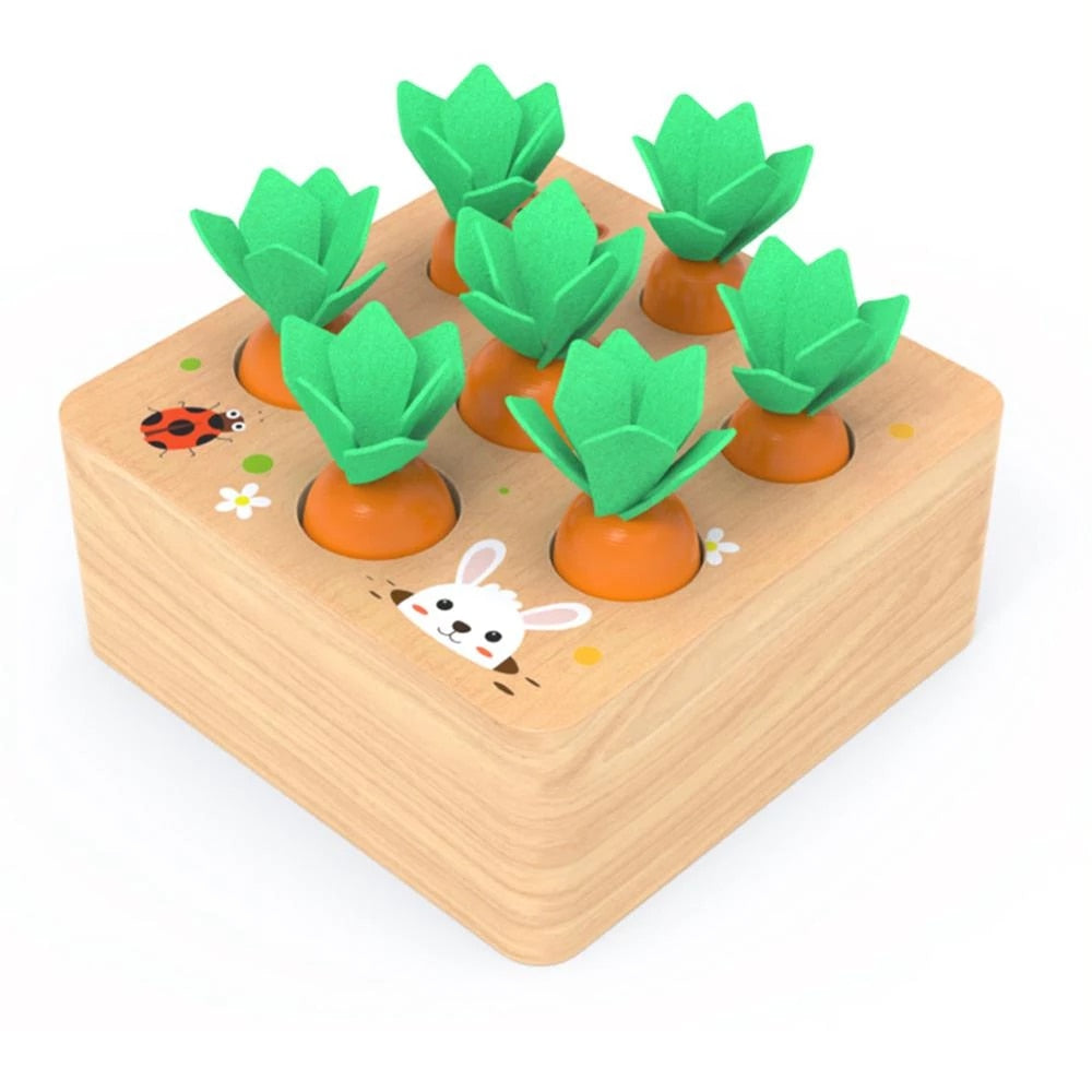 EcoToys Groene Speelgroenten | Speel en leer met plezier! - Educatieve Montessori blokken voor een gezonde levensstijl