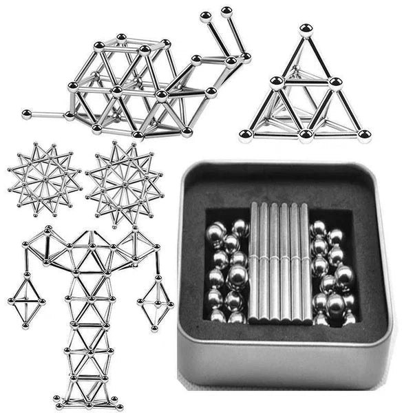 Magnetix PlaySet | Creativo & Senza Stress - Set di Costruzione Magnetico