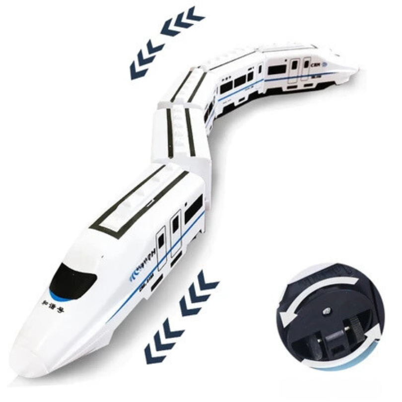 TrackyRide | Aventuras mágicas en tren - Tren de juguete eléctrico con luz y sonido
