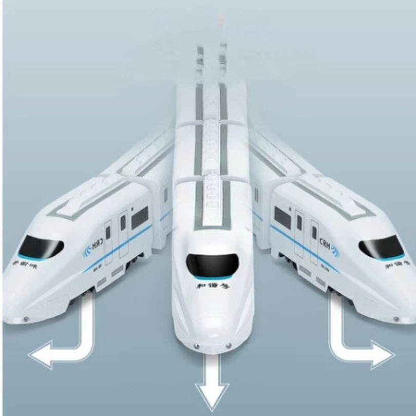 TrackyRide | Aventuras mágicas en tren - Tren de juguete eléctrico con luz y sonido