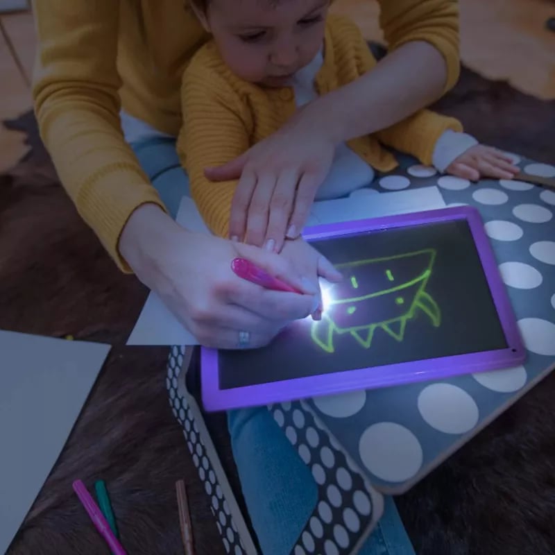 LumoTek | Magische LED Tekenpad voor Kinderen - Creatief Educatief Speelgoed