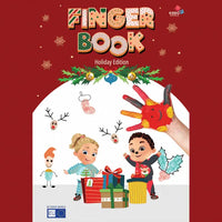 Thumbnail for Huellas digitales alegres | Recuerdos mágicos de fiesta - Libro para colorear para niños pequeños con arte creativo de dedos
