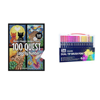 Thumbnail for Libro para colorear | Diversión creativa - Libro para colorear educativo con reconocimiento de números