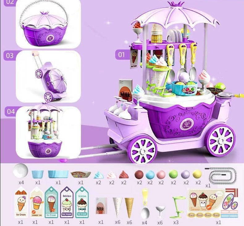 Flex Eisdiele | Kreatives - Pädagogisches Spielset für Kinder