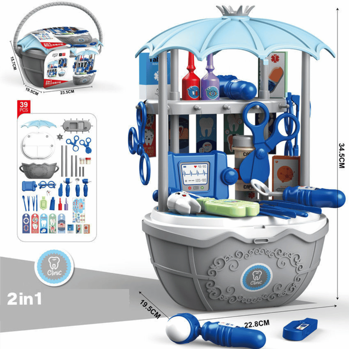 Flex Eisdiele | Kreatives - Pädagogisches Spielset für Kinder