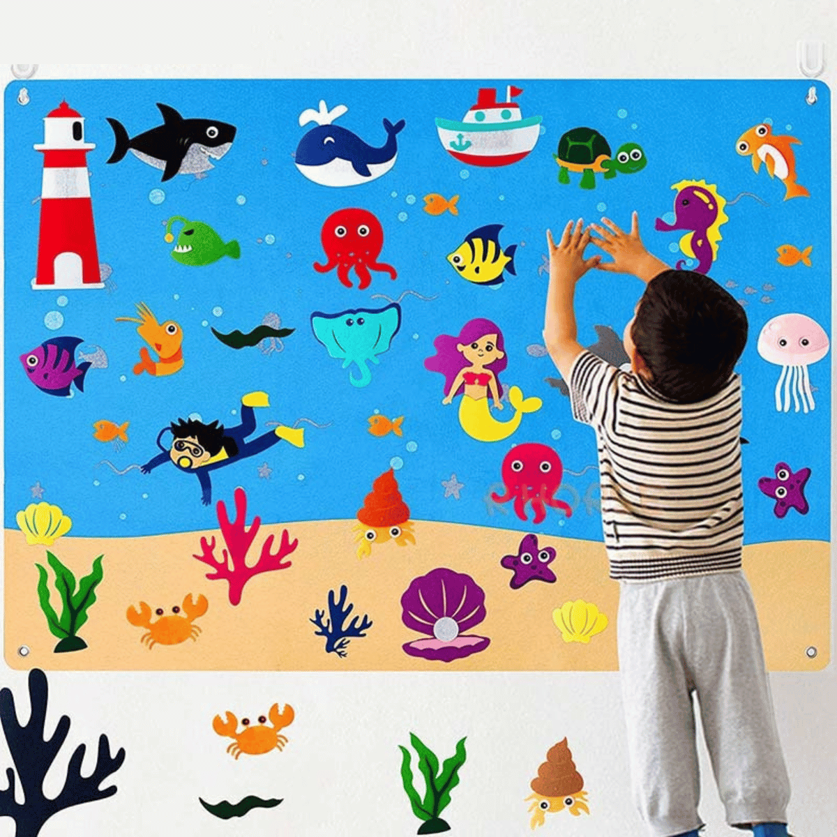 Tablero de cuentos de granja | Crea magia con historias - Juguete educativo para niños pequeños