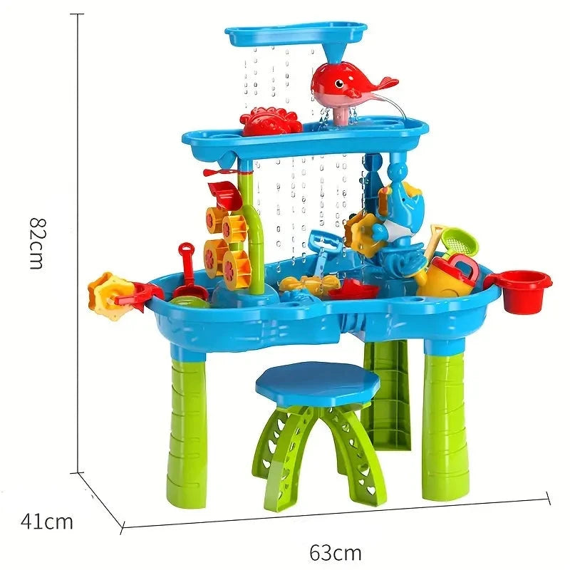 AquaPlay Table | Spetterend zomerplezier - Zand- en watertafel voor kinderen