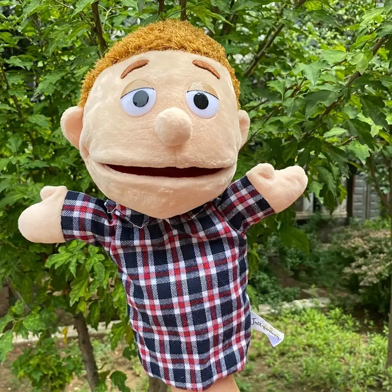 Handpuppenspaß | Magisches Puppenspiel - Weiche Plüsch-Handpuppe für interaktiven Spielspaß